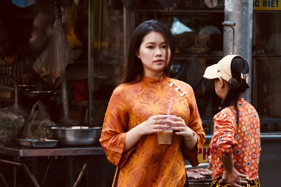 Ly nước pha xong